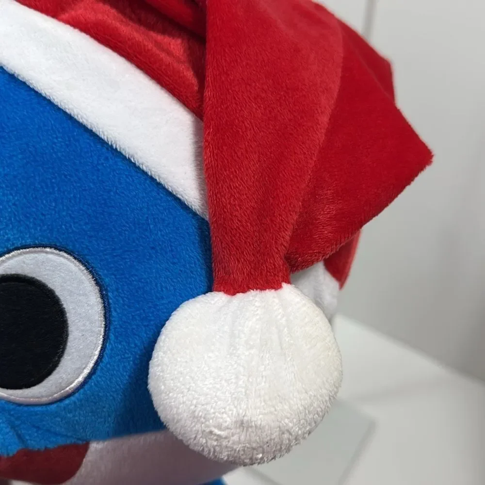 Nickelodeon Baby Shark Holiday Daddy Shark Stuffed Animal Blue White